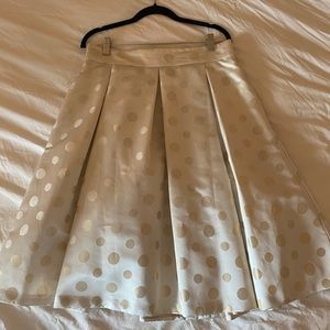 Eliza J polka dot skirt